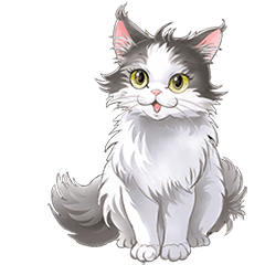 [LINEスタンプ] 動くネコちゃんのかわいいポーズ！