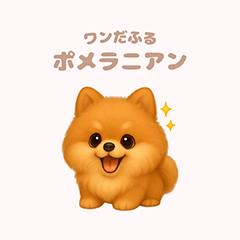 [LINEスタンプ] ワンだふる｜ポメラニアン