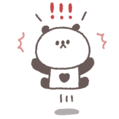 [LINEスタンプ] 感情を伝える◎ちびっこぱんださん #1