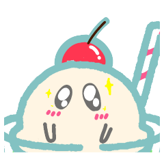 [LINEスタンプ] 毎日かわいいおばけクリームちゃん