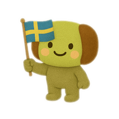[LINEスタンプ] スウェーデンのお菓子ちゃん2