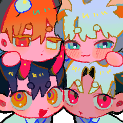 [LINEスタンプ] アクマくんとなかまたちのスタンプ