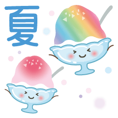 [LINEスタンプ] 夏♡ずっと♪大人のやさしい敬語