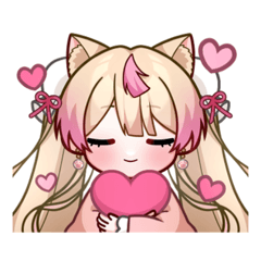 [LINEスタンプ] ANIMOスタンプ第二弾【猫桃みゅう】