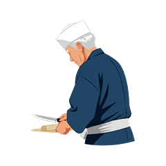 [LINEスタンプ] 後輩に言われたいスタンプ ～板前Ver