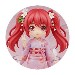 [LINEスタンプ] 赤い精霊みなみちゃんカプセルトイ2
