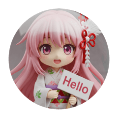 [LINEスタンプ] プラカード精霊みなみちゃんカプセルトイ