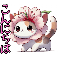 [LINEスタンプ] 桜にゃん①.