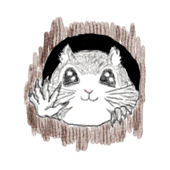 [LINEスタンプ] エゾモモンガと北の国から！