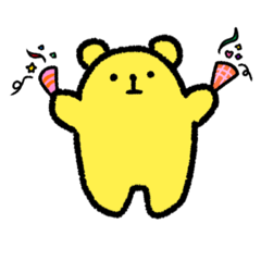 [LINEスタンプ] くまさんとねこスタンプ