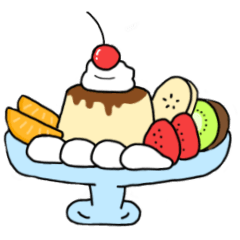 [LINEスタンプ] 食べたい喫茶店料理リクエスト