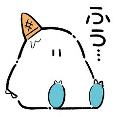 [LINEスタンプ] ユキオトコ(バニラ味)