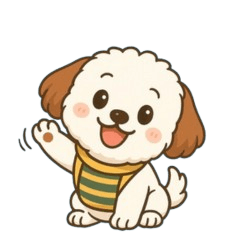 [LINEスタンプ] もふもふ犬ペチの毎日スタンプ