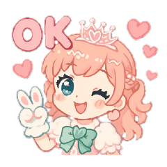 [LINEスタンプ] キラキラ可愛い×ユーモア挨拶スタンプ