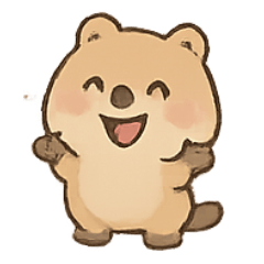 [LINEスタンプ] ごきげんクオッカ Quokki
