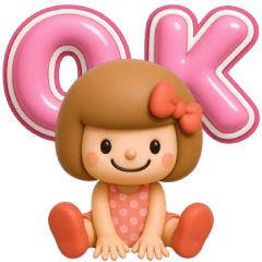 [LINEスタンプ] 3D♡まめこスタンプ