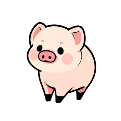 [LINEスタンプ] ぶたくんの健やかスタンプ1