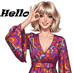 [LINEスタンプ] おしゃれでクールなサイケデリックダンサー
