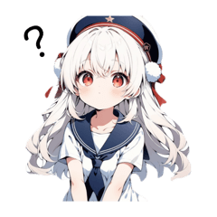 [LINEスタンプ] もちもちしてそうな女の子