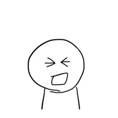 [LINEスタンプ] 笑う人のスタンプ