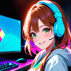 [LINEスタンプ] ゲーマー女子0