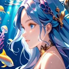[LINEスタンプ] 美しい人魚0