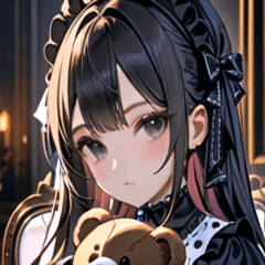 [LINEスタンプ] ゴシックロリータの少女0