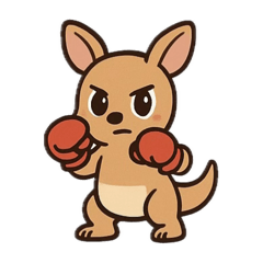 [LINEスタンプ] カンガルー狂想曲