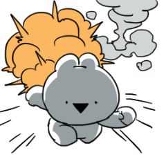 [LINEスタンプ] すこぶる動くぷちウサギ 9