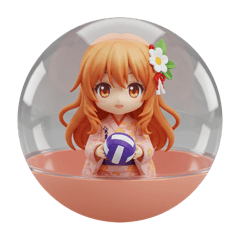 [LINEスタンプ] オレンジの精霊みなみちゃんカプセルトイ2の画像（メイン）