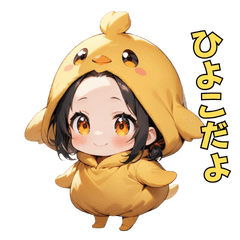 [LINEスタンプ] ぴよぴよ！ひよこ女子の大冒険