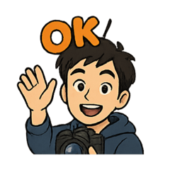[LINEスタンプ] Photographer Satoshi part 2