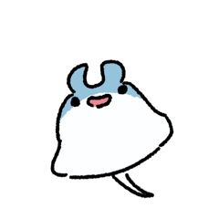 [LINEスタンプ] マンタさん！