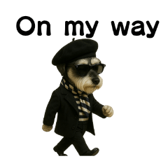 [LINEスタンプ] Dandy Schnauzer