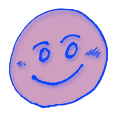 [LINEスタンプ] 色えがおの毎日スタンプ