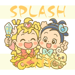 [LINEスタンプ] ぽちゃかわ 咲⭐️舞ちゃん