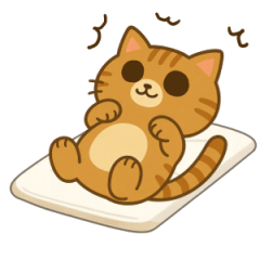 [LINEスタンプ] 眠いのに寝れない夏のネコスタンプ