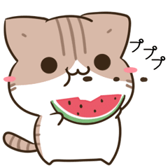 [LINEスタンプ] 動く！毎日五月病なねこたち 夏スタンプ3