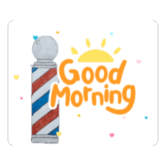 [LINEスタンプ] Barbershop （動く日常会話）