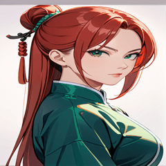 [LINEスタンプ] 真紅の決意眼0