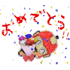 [LINEスタンプ] 想いレベルup＆up！トークに花を添えて♪