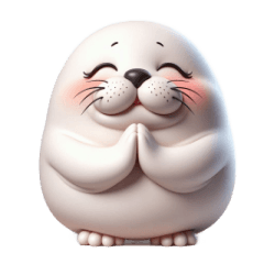[LINEスタンプ] ダルそうな悪いアザラシ