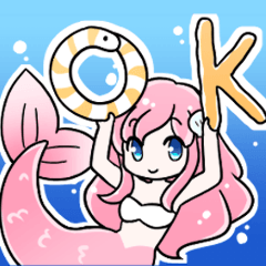 [LINEスタンプ] 夏の人魚たち