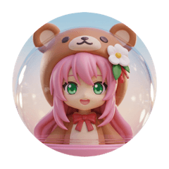 [LINEスタンプ] スペシャル精霊みなみちゃんカプセルトイ