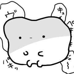 [LINEスタンプ] なんだかゆるい歯