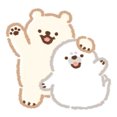 [LINEスタンプ] あざらし ときどき くま