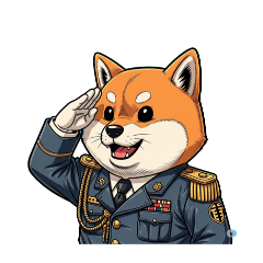 [LINEスタンプ] 【敬礼犬 4】
