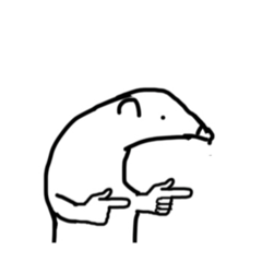 [LINEスタンプ] ありくいゆびさしすたんぷ