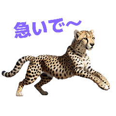[LINEスタンプ] チーター J