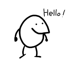 [LINEスタンプ] 手描きのお豆ちゃん